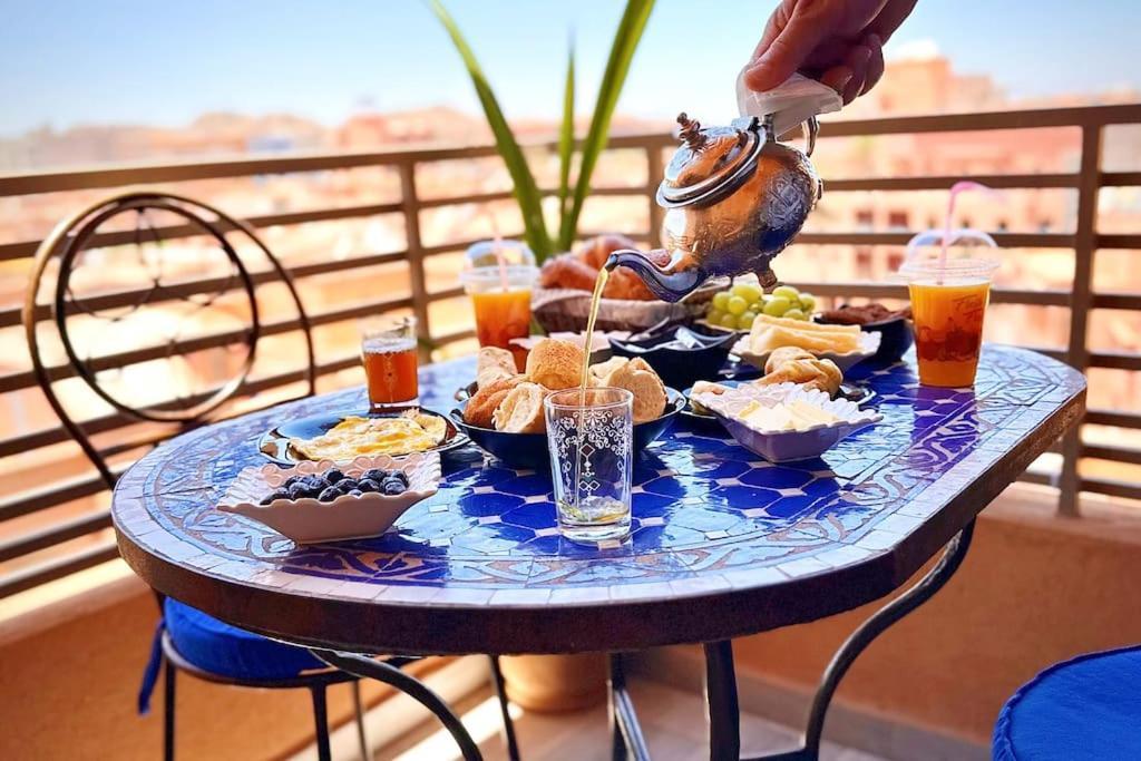 Appart Majorelle Terrasse Wifi Centre Ville Marrakesch Exterior foto