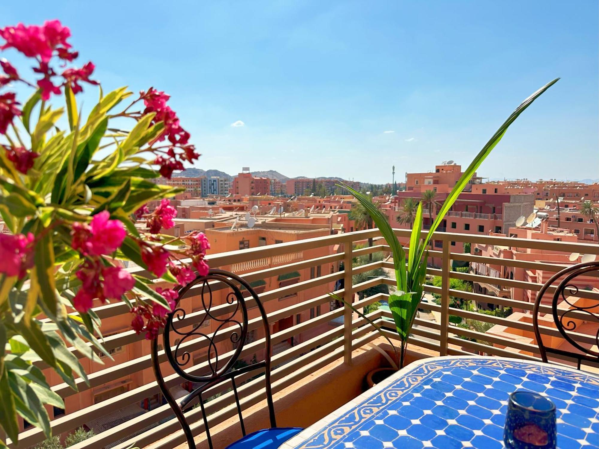 Appart Majorelle Terrasse Wifi Centre Ville Marrakesch Exterior foto
